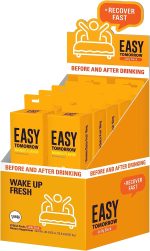 Easy Tomorrow Jelly Stick Before/After Drink Alcohol， After Party Recovery & Relief for Great Night & Better Morning， Party Vacation Aid， Liver Cleanse Detox， Mango Flavored， 상쾌환， 20 Packets - Image 2